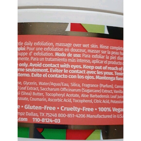 Hempz Crushed Peppermint Sugar Herbal Sugar Scrub 4oz New & Authentic - Picture 11 of 16